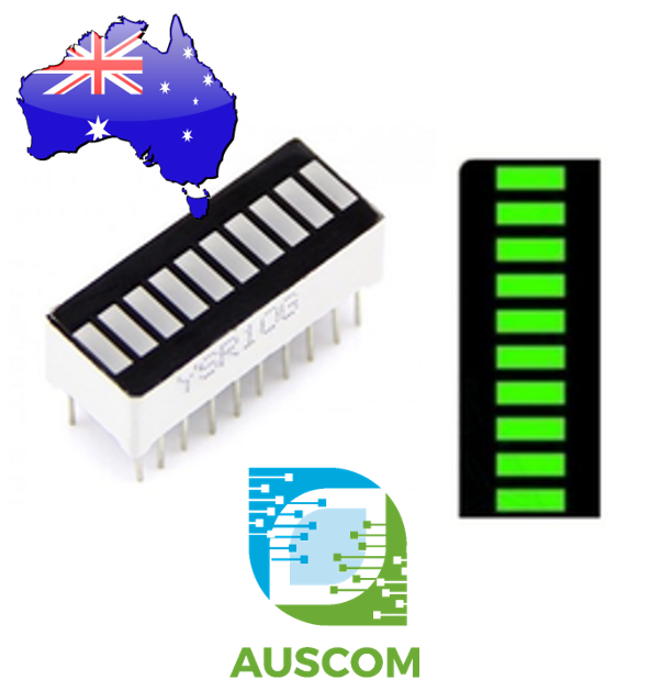 10 Segment Digital Green Led Bar Graph Display Ultra Bright