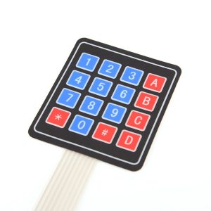 Super Slim Membrane Switch 4X4 16 Key Matrix Keypad Keyboard Arduino - Image 4