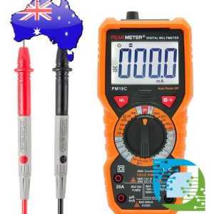PEAKMETER PM18C Digital Multimeter AC / DC Voltage Current Temperature True RMS