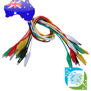 10pcs Double-ended Test Alligator Crocodile Clip Jumper Probe Lead Wires DIY - Image 1