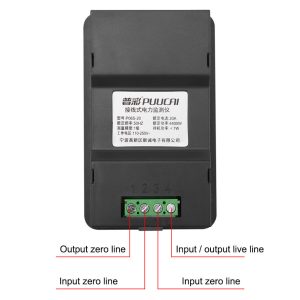 AC 6 in 1 Meter Voltage 110V-250V Current 20A Power Factor KWH Frequency - Image 3