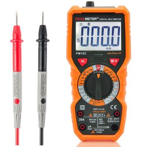 PEAKMETER PM18C Digital Multimeter AC / DC Voltage Current Temperature True RMS - Image 9