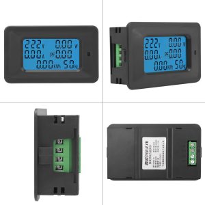 AC 6 in 1 Meter Voltage 110V-250V Current 20A Power Factor KWH Frequency - Image 6