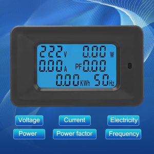 AC 6 in 1 Meter Voltage 110V-250V Current 20A Power Factor KWH Frequency - Image 4