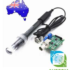 PH Electrode Probe BNC Arduino + Liquid PH0-14 Value Detect Sensor Module