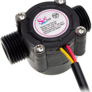 Sea YF-S201 Flowmeter G1/2″ Hall Effect Water Flow Sensor 1-30lpm - Image 4