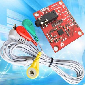 Single Lead AD8232 Double Poles Pulse Heart Monitor ECG Sensor Arduino Kit - Image 3