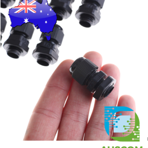 5 Pack PG7 Cable Gland Black Nylon Waterproof Strain Relief Cord Grip 3.5-6mm