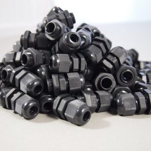 5 Pack PG7 Cable Gland Black Nylon Waterproof Strain Relief Cord Grip 3.5-6mm - Image 3