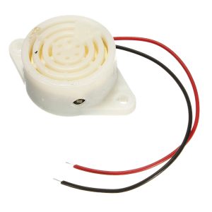 DC 3-24V 12V 2-Wire Intermittent Active Electronic Buzzer Alarm White SFM-27 - Image 2