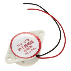 DC 3-24V 12V 2-Wire Intermittent Active Electronic Buzzer Alarm White SFM-27 - Image 4