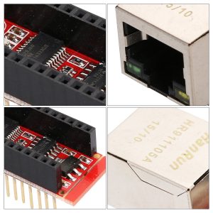 Nano ENC28J60 ethernet shield for Arduino Nano 3.0 RJ45 Webserver Module - Image 3