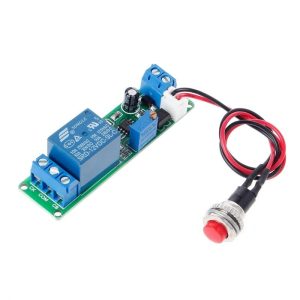 12V DC Delay OFF Switch Timing Timer Time Relay Module 1~10s Trigger Button - Image 4