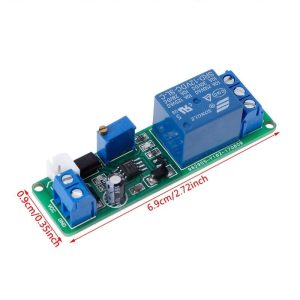 12V DC Delay OFF Switch Timing Timer Time Relay Module 1~10s Trigger Button - Image 3