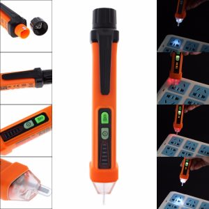 PEAKMETER AC 12V-1000V Non-contact Voltage Detector Tester+LED Torch PM8908C - Image 6