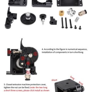 Two Trees Titan Extruder Bowden 1.75mm Filament 3D Printer Stepper 34H Motor Kits - Image 3