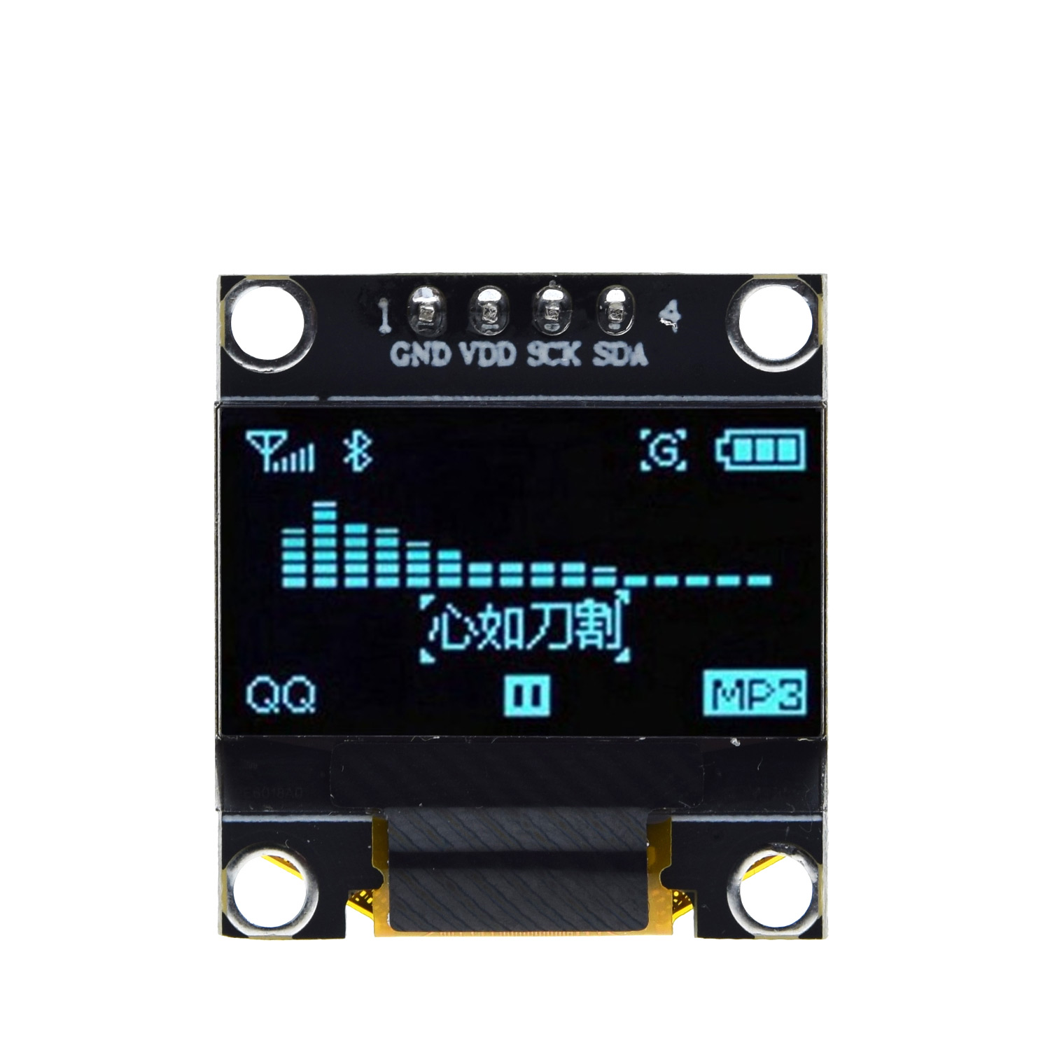 0.96 oled blue i2c display