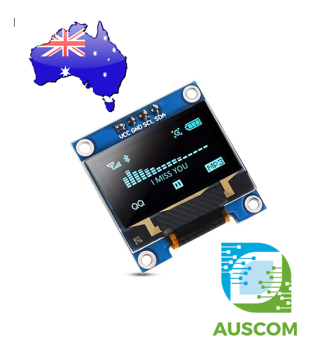 OLED Display 0.96 inch 4Pin Blue Blue 128x64 I2C//IIC Arduino Pi