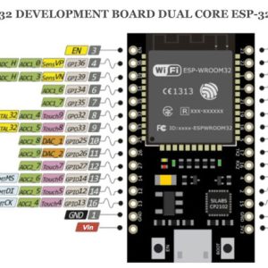 ESP-WROOM-32 Wireless WiFi Bluetooth Development Board 2.4GHz Micro USB Module - Image 6