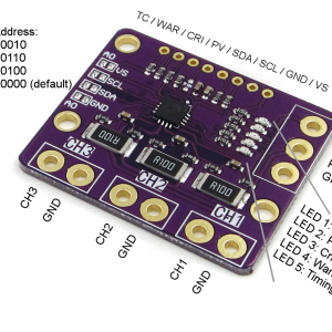 INA3221 Triple-Channel I2C SMBUS Current Power Supply Voltage Monitor Sensor Module - Image 6