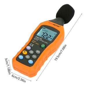 PEAKMETER PM6708 LCD Digital Audio Decibel Sound Noise dB Meter  30 dB to 130 dB - Image 12