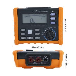 PEAKMETER Digital 1000V MS5203 Insulation Resistance Tester megger meter 0.01~10G Ohm - Image 10