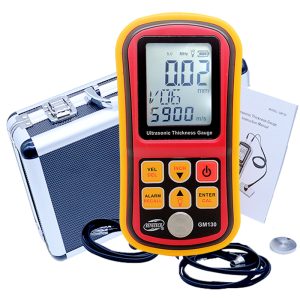 GM130 Ultrasonic Digital Thickness Gauge  1-300mm Professional Metal Tester - Image 5