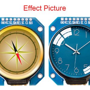 1.28" Round TFT LCD Display IPS RGB GC9A01 240x240 4-Wire SPI DC 3.3V Arduino - Image 6
