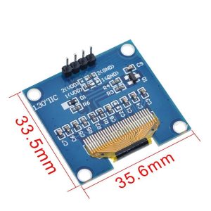 1.3" OLED Display Module White Blue 128x64 Resolution I2C SPI SH1106 for Arduino Raspberry Pi - Image 3