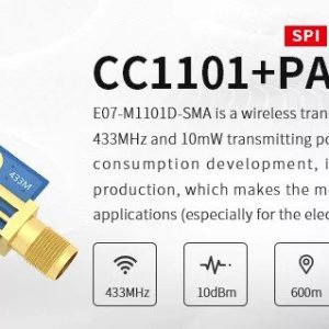 Wireless RF Transceiver 433MHZ Antenna Module Arduino Uno Raspberry PI CC1101 - Image 3