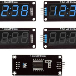 TM1637 0.56" 4-Digit 7-Segment LED Display Module for Arduino Time Clock - Red, Blue, Green, Yellow, White - Image 5
