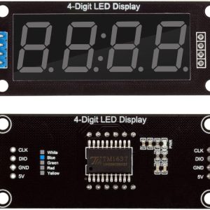 TM1637 0.56" 4-Digit 7-Segment LED Display Module for Arduino Time Clock - Red, Blue, Green, Yellow, White - Image 7