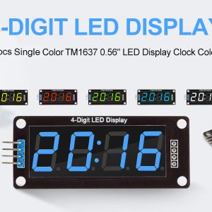 TM1637 0.56" 4-Digit 7-Segment LED Display Module for Arduino Time Clock - Red, Blue, Green, Yellow, White - Image 8