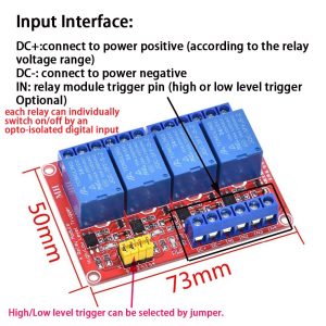1/2/4/6/8 Channel DC 5V Relay Module with Optocoupler - High/Low Level Trigger for Arduino - Image 11