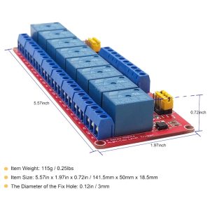1/2/4/6/8 Channel DC 5V Relay Module with Optocoupler - High/Low Level Trigger for Arduino - Image 4