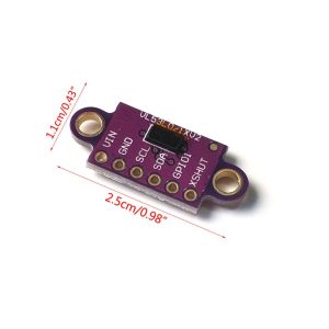 VL53L0X ToF Laser Ranging Sensor 940nm GY-VL53L0XV2 I2C Distance Module for Robotics IoT - Image 5