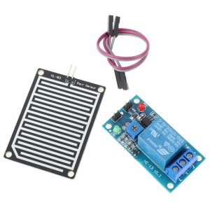 DC 5V Relay Control Module Rain Snow Water Detection Sensor for Arduino Projects - Image 4