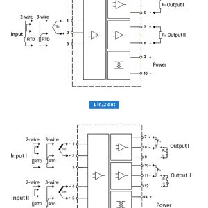 Din Rail Temperature Transmitter RTD PT100 to 4-20mA 0-5V 0-10V Signal Converter - Image 10