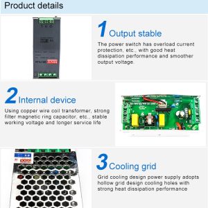 MEAN WELL DR-75-24 3.2A Industrial Control 220VAC to 24V DIN Rail Switch Power Supply - Image 5