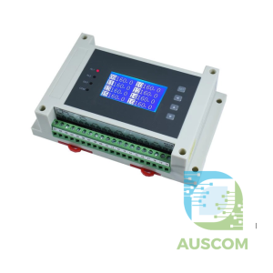 DM6210 8-Channel PT100 Thermocouple Signal Converter with Relay & RS485, DIN Rail, 24VDC