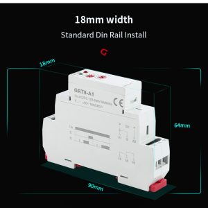 GEYA GRT8-A Electronic Time Relay 12V 24V 220V AC/DC Delay Timer DIN Rail - Image 9