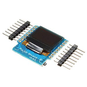 OLED Shield Display V2.0.0 for Wemos D1 Mini 0.66" 64x48 IIC I2C SSD1306 Module w/ 2 Buttons - Image 7