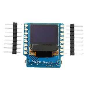 OLED Shield Display V2.0.0 for Wemos D1 Mini 0.66" 64x48 IIC I2C SSD1306 Module w/ 2 Buttons - Image 3
