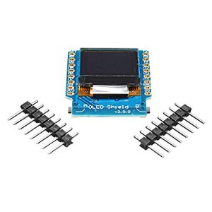 OLED Shield Display V2.0.0 for Wemos D1 Mini 0.66" 64x48 IIC I2C SSD1306 Module w/ 2 Buttons - Image 5