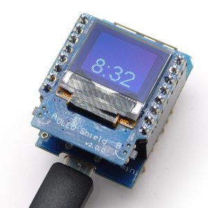 OLED Shield Display V2.0.0 for Wemos D1 Mini 0.66" 64x48 IIC I2C SSD1306 Module w/ 2 Buttons - Image 11