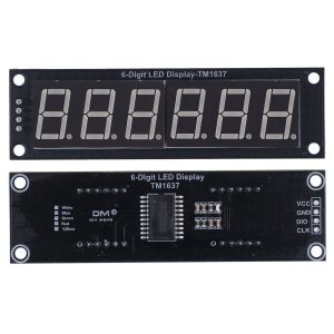 TM1637 LED Display Module 0.56 Inch – 6-Digit 7-Segment LED Indicator for Arduino | Red, Green, Blue, Yellow, White - Image 3