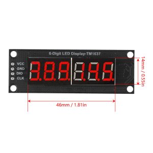 TM1637 LED Display Module 0.56 Inch – 6-Digit 7-Segment LED Indicator for Arduino | Red, Green, Blue, Yellow, White - Image 8