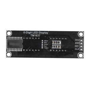 TM1637 LED Display Module 0.56 Inch – 6-Digit 7-Segment LED Indicator for Arduino | Red, Green, Blue, Yellow, White - Image 5