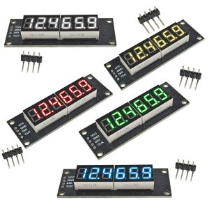 TM1637 LED Display Module 0.56 Inch – 6-Digit 7-Segment LED Indicator for Arduino | Red, Green, Blue, Yellow, White - Image 2