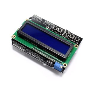 1602 16x2 Blue LCD Keypad Shield for Arduino Uno Mega 5V with Reset Button & Adjustable Contrast - Image 3